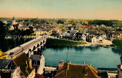 AK / Ansichtskarte Le_Blanc_Indre Vue generale sur la ville Pont Le_Blanc_Indre