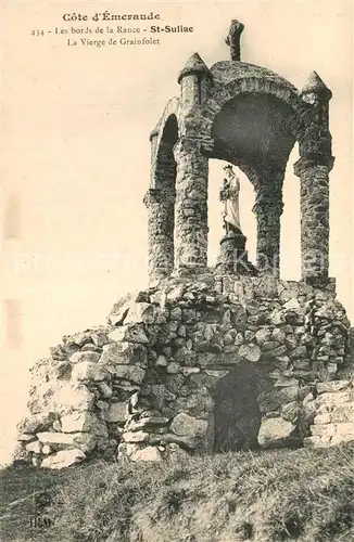 AK / Ansichtskarte Saint Suliac La Vierge de Grainfolet Cote d Emeraude Saint Suliac