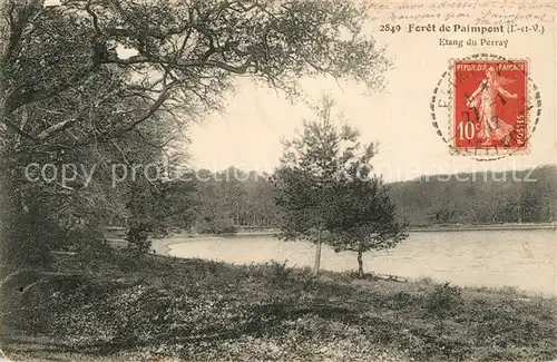AK / Ansichtskarte Paimpont Etang du Perray a la foret Paimpont