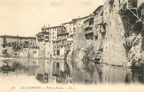 AK / Ansichtskarte Pont en Royans Maison aux bords de la riviere Pont en Royans