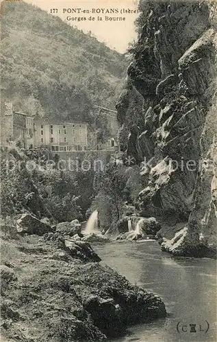 AK / Ansichtskarte Pont en Royans Gorges de la Bourne Pont en Royans