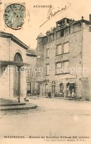 AK / Ansichtskarte Maringues Maison du Bouillon Maringues