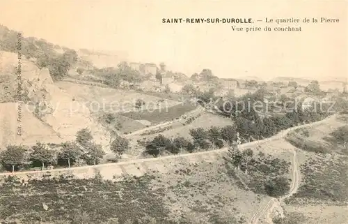AK / Ansichtskarte Saint Remy sur Durolle Quartier de la Pierre vue prise du couchant Saint Remy sur Durolle