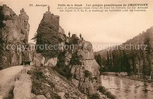AK / Ansichtskarte Chouvigny Les gorges granitiques Vallee de la Sioule Chouvigny