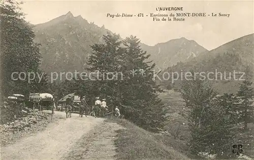 AK / Ansichtskarte Mont Dore_Puy_de_Dome Le Sancy fin de la Route Montagnes Mont Dore_Puy_de_Dome