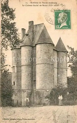 AK / Ansichtskarte Bours_Pas de Calais Chateau feodal XIIe siecle Bours_Pas de Calais