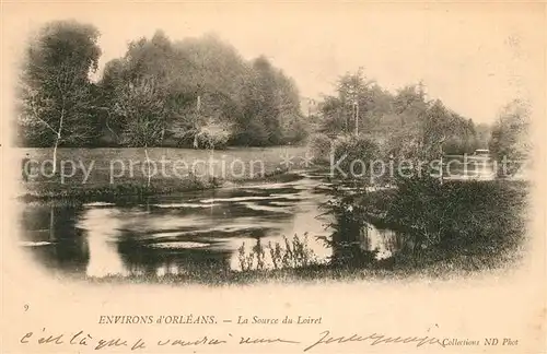 AK / Ansichtskarte Orleans_Loiret La Source du Loiret Orleans_Loiret