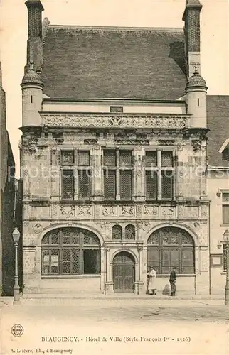 AK / Ansichtskarte Beaugency Hotel de Ville Style Francois Ier XVIe siecle Beaugency