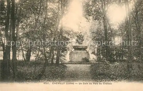 AK / Ansichtskarte Chevilly_Loiret Un coin du Parc du Chateau Chevilly Loiret