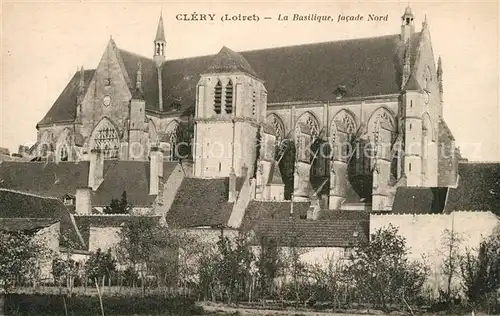 AK / Ansichtskarte Clery Saint Andre La Basilique facade nord Clery Saint Andre