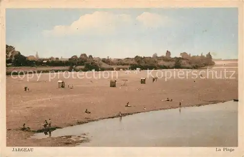 AK / Ansichtskarte Jargeau_Loiret La plage Jargeau Loiret