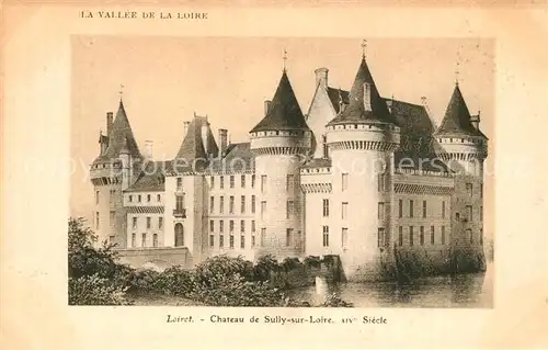 AK / Ansichtskarte Sully sur Loire Chateau XIVe siecle Sully sur Loire
