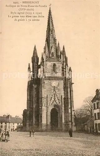 AK / Ansichtskarte Hennebont Basilique de Notre Dame de Paradis XVIe siecle Hennebont