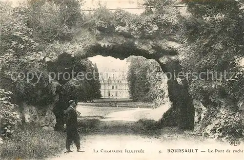AK / Ansichtskarte Boursault Pont de roche Chateau Boursault