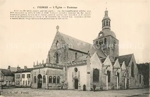 AK / Ansichtskarte Fismes Eglise Fismes