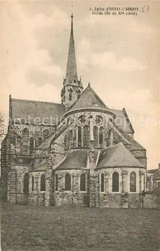AK / Ansichtskarte Orbais l_Abbaye Abbaye Eglise Orbais l Abbaye