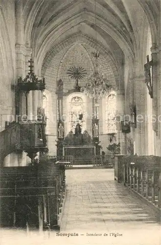 AK / Ansichtskarte Sompuis Interieur de l eglise Sompuis