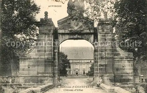 AK / Ansichtskarte Effiat Entree du Chateau Effiat