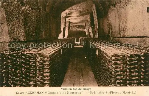 AK / Ansichtskarte Saint_Hilaire_Saint_Florent Caves Ackerman Grands Vins Mousseux 
