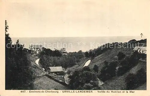 AK / Ansichtskarte Landemer Panorama Vallee du Hubilan et la Mer Landemer