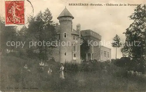 AK / Ansichtskarte Serrieres en Chautagne Chateau de la Perouse Serrieres en Chautagne