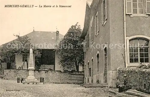 AK / Ansichtskarte Mercury_Gemilly La Mairie et le Monument 