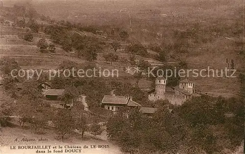 AK / Ansichtskarte Doucy en Bauges Le Bourjaillet et le Chateau de Le Bois Doucy en Bauges