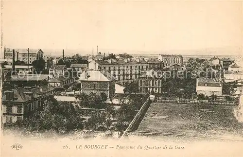 AK / Ansichtskarte Le_Bourget du Lac_Savoie Panorama du Quartier de la Gare Le_Bourget du Lac_Savoie