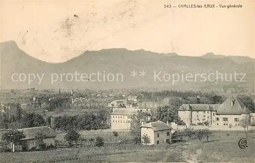 AK / Ansichtskarte Challes les Eaux Vue generale Challes les Eaux