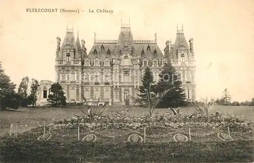 AK / Ansichtskarte Flixecourt Le Chateau Flixecourt