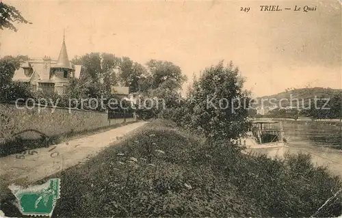 AK / Ansichtskarte Triel sur Seine Le Quai Triel sur Seine