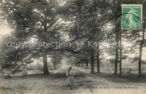 AK / Ansichtskarte Saint Prix_Saone et Loire Chemin des Carrieres Saint Prix Saone et Loire
