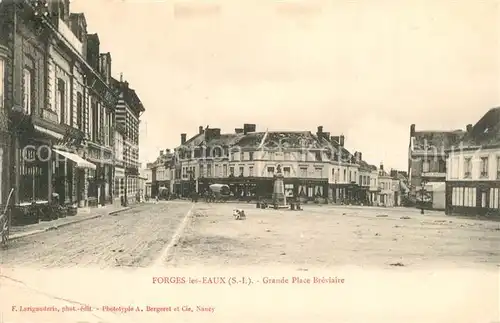 AK / Ansichtskarte Forges les Eaux Grande Place Breviaire Forges les Eaux