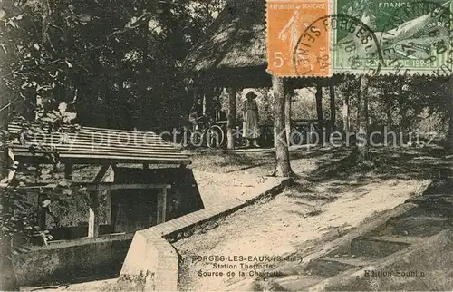 AK / Ansichtskarte Forges les Eaux Station Thermale Source de la Chapelle Forges les Eaux