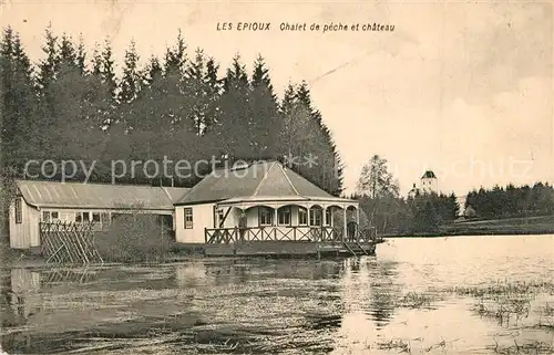 AK / Ansichtskarte Florenville Les Epioux Chalet de peche et chateau Florenville