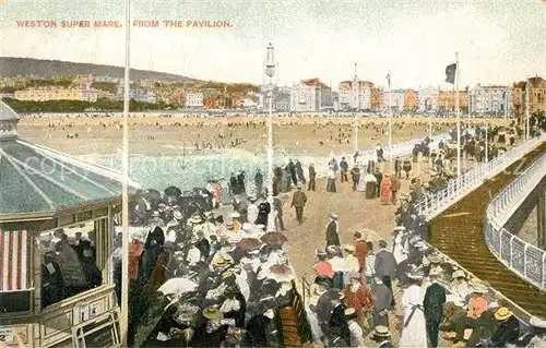 AK / Ansichtskarte Weston super Mare from the Pavilion Weston super Mare