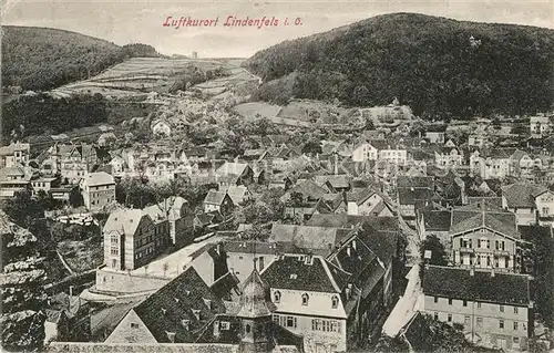 AK / Ansichtskarte Lindenfels_Odenwald Panorama Lindenfels Odenwald