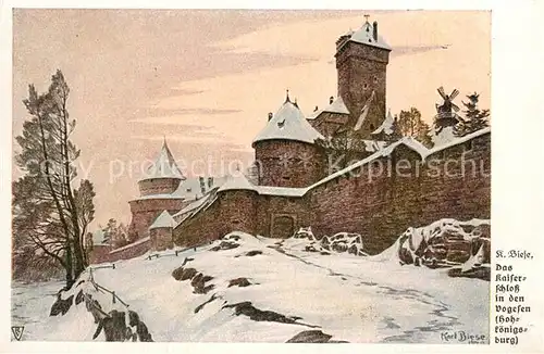 AK / Ansichtskarte Hohkoenigsburg_Haut Koenigsbourg Das Kaiserschloss Hohkoenigsburg