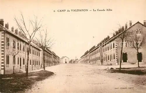 AK / Ansichtskarte Camp_du_Valdahon La Grande Allee Camp_du_Valdahon