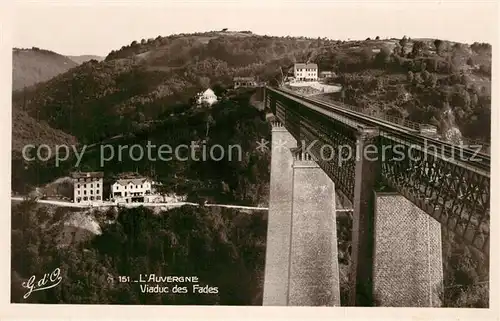 AK / Ansichtskarte Sauret Besserve Viaduc des Fades Chemin de fer Sauret Besserve