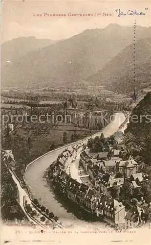 AK / Ansichtskarte Saint Beat Vallee de la Garonne vers le Val d Aran Pyrenees Centrales Saint Beat