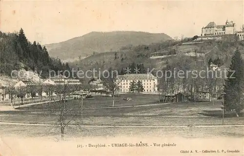 AK / Ansichtskarte Uriage les Bains_Isere Vue generale Etablissement Thermal Chateau Uriage les Bains_Isere