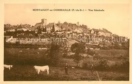 AK / Ansichtskarte Montaigut Vue generale Montaigut