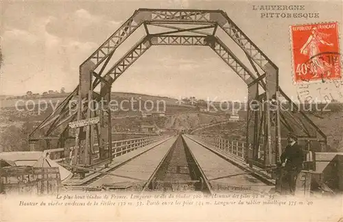 AK / Ansichtskarte Sauret Besserve Viaduc des Fades Chemin de fer Sauret Besserve