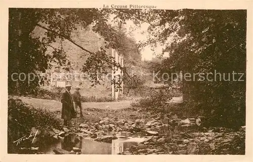 AK / Ansichtskarte Gargilesse Dampierre Paysage de la Creuse Gargilesse Dampierre