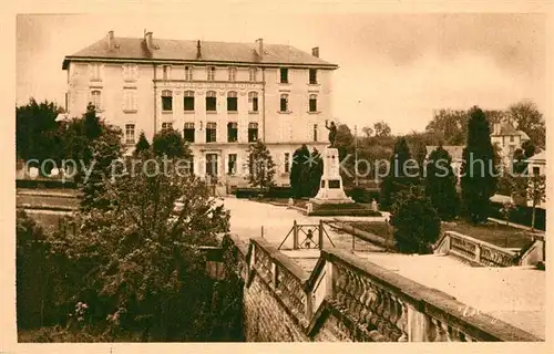 AK / Ansichtskarte La_Souterraine Ecole Superieure des Filles Passerelle Monument La_Souterraine