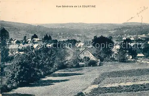 AK / Ansichtskarte La_Courtine Vue generale La_Courtine