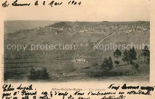 AK / Ansichtskarte Alise Sainte Reine_Alesia(Roman War) Vue generale 