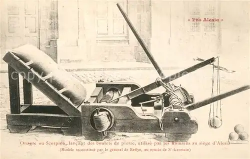 AK / Ansichtskarte Alesia(Roman War)_Alise Sainte Reine Onagre ou Scorpion 