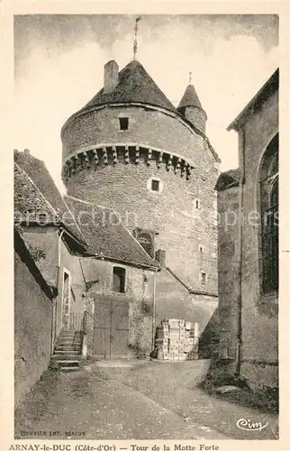 AK / Ansichtskarte Arnay le Duc Tour de la Motte Forte Arnay le Duc